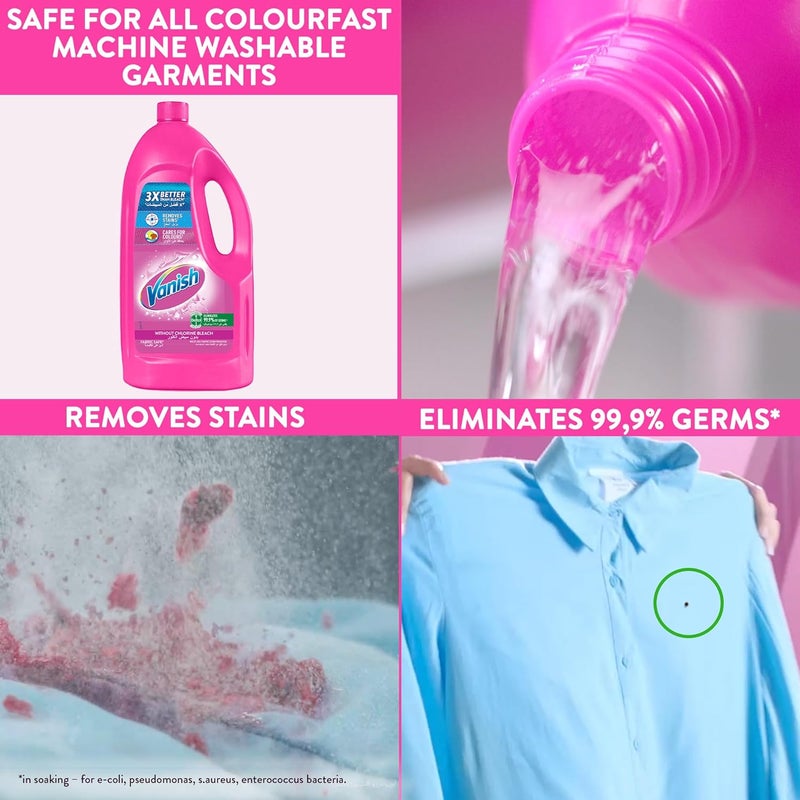 Vanish Liquid Fabric Stain Remover 1L+1L Free - Image 3